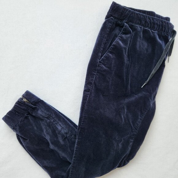 PacSun Other - Pacsun Mens Velvet Jogger Pants Skinny Soft Sporty Comfy Lounge Navy Blue Large